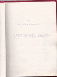 PART II: ANCESTORS OF HELEN ALBION MAYHEW