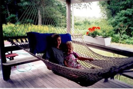 Jack & Alley in hammock Menesha
